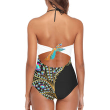 Load image into Gallery viewer, "Sweet Thang" Lace Band Embossing Swimsuit (ModelS15) (Print-On-Demand-Product)