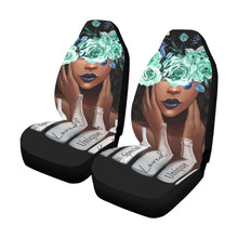 Load image into Gallery viewer, "Melanin Speaks" Car Seat Covers (Set of 2) (Print-On-Demand-Product)
