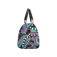 Load image into Gallery viewer, "Bold Presence" Travel Bag Black (Small) (Model1639) (Print-On-Demand-Product)