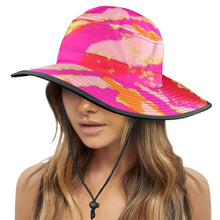 Load image into Gallery viewer, "Cotton Candy Dreams" Wide Brim Bucket Hat (Print-On-Demand-Product)