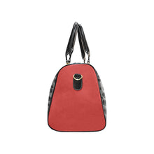 Load image into Gallery viewer, "Blackberry" Red Travel Bag Black (Small) (Model1639) (Print-On-Demand-Product)