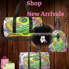 Load image into Gallery viewer, Money Moves Travel Bag (Large)(Black) (Model1639) Print-On-Demand Product