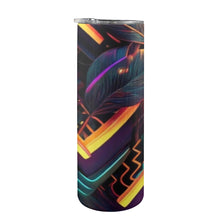 Load image into Gallery viewer, "Vibrant Thing" 20oz Tall Skinny Tumbler with Lid and Straw (Print-On-Demand-Product)