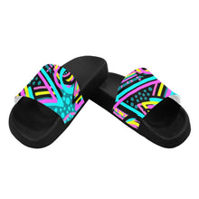 Load image into Gallery viewer, "Show Time" Women's Slide Sandals (Model 057) (Print-On-Demand Product)