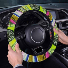 Load image into Gallery viewer, "Money Moves" Steering Wheel Cover with Elastic Edge (Print-On-Demand-Product)