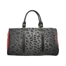Load image into Gallery viewer, "Blackberry" Red Travel Bag Black (Small) (Model1639) (Print-On-Demand-Product)