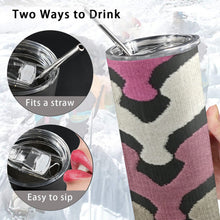 Load image into Gallery viewer, She's A Vibe 20oz Tall Skinny Tumbler with Lid and Straw (Print-On-Demand-Product)
