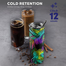Load image into Gallery viewer, Mystical Madness 20oz Tall Skinny Tumbler with Lid and Straw (Print-On-Demand-Product)