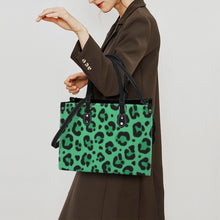 Load image into Gallery viewer, &quot;Fits Like A Glove&quot; (black straps)&quot; Custom Women&#39;s Handbag-Medium (Model 1747) (Print-On-Demand-Product)
