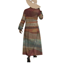 Load image into Gallery viewer, &quot;If I May&quot; All-Over Print Women&#39;s Lace-up Chiffon Robe
