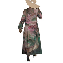 Load image into Gallery viewer, &quot;Make Me Blush&quot; All-Over Print Women&#39;s Lace-up Chiffon Robe
