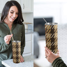 Load image into Gallery viewer, &quot;Available&quot; 20oz Tall Skinny Tumbler with Lid and Straw (Print-On-Demand-Product)
