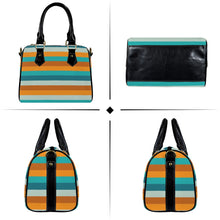 Load image into Gallery viewer, &quot;By His Stripes&quot; Custom Handbag-Black Handle (Model 1746) (Print-On-Demand-Product)
