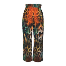 Load image into Gallery viewer, &quot;Cynthia W.&quot; All Over Print Wide Leg Pants with Belt (Print-On-Demand-Product)
