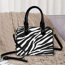 Load image into Gallery viewer, &quot;D. Ivory&quot; Custom Handbag-Black Handle (Model 1746) (Print-On-Demand-Product)
