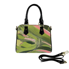 Load image into Gallery viewer, &quot;Olive Spice&quot; Mini Travel Custom Handbag-Black Handle (Model 1746) (Print-On-Demand-Product)
