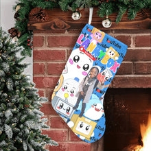 Load image into Gallery viewer, Custom Christmas Stocking (Without Folded Top)(Print-On-Demand-Product)
