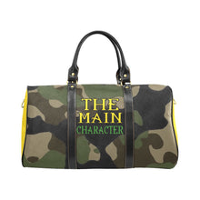 Load image into Gallery viewer, &quot;The Main Character&quot; Yellow Sun Kiss Travel Bag Black (Small) (Model1639)(Print-On-Demand-Product)
