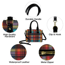 Load image into Gallery viewer, "Plaid Collection" Custom Handbag-Black Handle (Print-On-Demand-Product)
