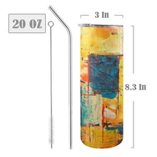 Load image into Gallery viewer, &quot;Watch This&quot; 20oz Tall Skinny Tumbler with Lid and Straw (Print-On-Demand-Product)

