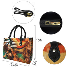 Load image into Gallery viewer, &quot;Rich Auntie&quot; (black straps)&quot; Custom Women&#39;s Handbag-Medium (Model 1747) (Print-On-Demand-Product)
