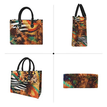 Load image into Gallery viewer, &quot;Rich Auntie&quot; (black straps)&quot; Custom Women&#39;s Handbag-Medium (Model 1747) (Print-On-Demand-Product)
