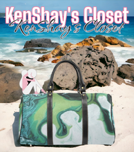 Load image into Gallery viewer, &quot;Irreplaceable&quot; Travel Bag Black (Small) (Model1639) (Print-On-Demand-Product)
