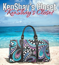 Load image into Gallery viewer, &quot;Bold Presence&quot; Travel Bag Black (Small) (Model1639) (Print-On-Demand-Product)
