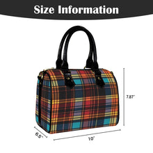 Load image into Gallery viewer, "Plaid Collection" Custom Handbag-Black Handle (Print-On-Demand-Product)
