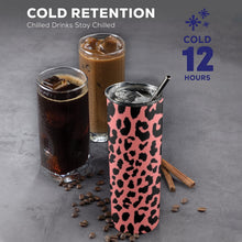 Load image into Gallery viewer, &quot;Catch This Vibe&quot; 20oz Tall Skinny Tumbler with Lid and Straw (Print-On-Demand-Product)
