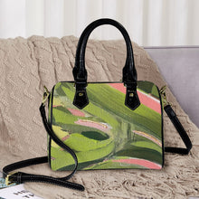 Load image into Gallery viewer, &quot;Olive Spice&quot; Mini Travel Custom Handbag-Black Handle (Model 1746) (Print-On-Demand-Product)

