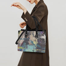 Load image into Gallery viewer, &quot;Tell it like it is&quot; (black straps)&quot; Custom Women&#39;s Handbag-Medium (Model 1747) (Print-On-Demand-Product)
