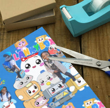 Load image into Gallery viewer, Custom Holiday Gift Wrapping Paper 58&quot;x 23&quot; 2PK
