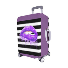 Load image into Gallery viewer, Purple Kisses Luggage Cover (22&quot;-25&quot;) (Medium)Print-On-Demand Product

