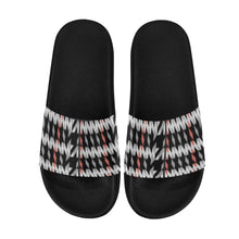 Load image into Gallery viewer, &quot;Google Me&quot; Women&#39;s Slide Sandals(Model 057) (Print-On-Demand-Product)
