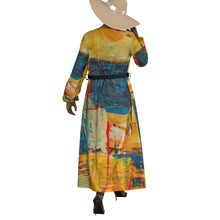 Load image into Gallery viewer, &quot;Watch This&quot; All-Over Print Women&#39;s Lace-up Chiffon Robe (Print-On-Demand-Product)
