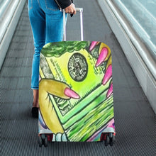 Load image into Gallery viewer, Money Moves Luggage Cover (Large Size) (26&quot;-28&quot;) Print-On-Demand Product
