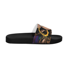Load image into Gallery viewer, &quot;Feisty Girl&quot; Women&#39;s Slide Sandals(Model 057) (Print-On-Demand-Product)
