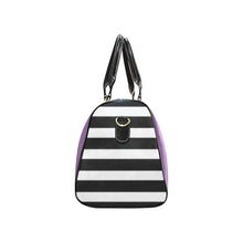Load image into Gallery viewer, Purple Kisses Travel Bag Black (Small) (Model1639)Print-On-Demand Product
