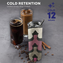 Load image into Gallery viewer, She&#39;s A Vibe 20oz Tall Skinny Tumbler with Lid and Straw (Print-On-Demand-Product)
