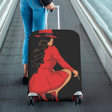 Load image into Gallery viewer, 2-01[1]Pretty in Red Luggage Cover (Large Size) (26&quot;-28&quot;)Print-On-Demand Product
