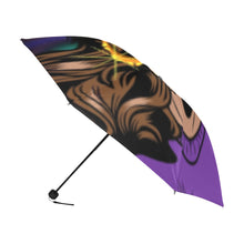 Load image into Gallery viewer, &quot;Feisty Girl&quot; Anti-UV Foldable Umbrella (Outside Printing) (Model U08) Print-On-Demand-Product
