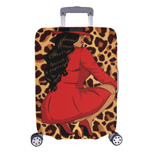 Load image into Gallery viewer, &quot;Pretty in Red&quot; Luggage Cover (Large Size) (26&quot;-28&quot;)
