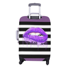 Load image into Gallery viewer, Purple Kisses Luggage Cover (22&quot;-25&quot;) (Medium)Print-On-Demand Product
