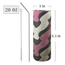 Load image into Gallery viewer, She&#39;s A Vibe 20oz Tall Skinny Tumbler with Lid and Straw (Print-On-Demand-Product)
