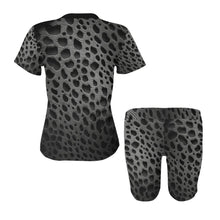Load image into Gallery viewer, &quot;Blackberry&quot; Women&#39;s Short Yoga Set(ModelSets 03) (Print-On-Demand-Product)
