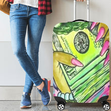 Load image into Gallery viewer, Money Moves Luggage Cover (Large Size) (26&quot;-28&quot;) Print-On-Demand Product
