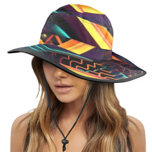 Load image into Gallery viewer, &quot;Vibrant Thing&quot; Wide Brim Bucket Hat (Print-On-Demand-Product)
