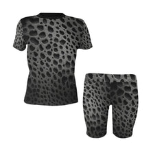 Load image into Gallery viewer, &quot;Blackberry&quot; Women&#39;s Short Yoga Set(ModelSets 03) (Print-On-Demand-Product)
