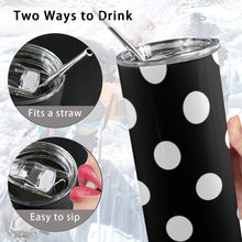 Load image into Gallery viewer, &quot;Cute Confessions&quot; 20oz Tall Skinny Tumbler with Lid and Straw (Print-On-Demand-Product)
